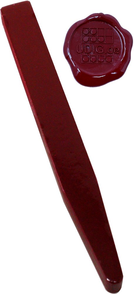 UDIG Siegellack Bordeauxviolett, 1 Stange, 12,8 cm