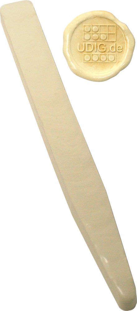 UDIG Siegellack Cremeweiß, 1 Stange, 12,8 cm