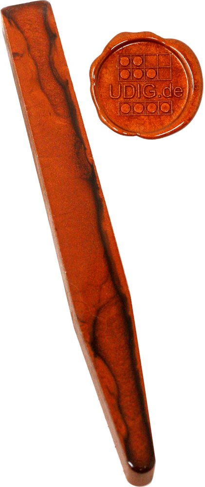 UDIG Siegellack Kupfer, 1 Stange, 12,8 cm