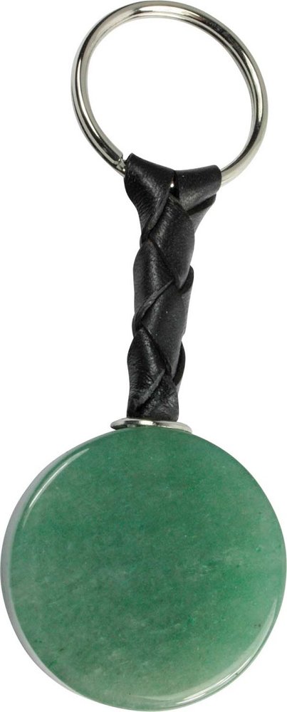Schlüsselanhänger Aventurin Diskus, 3,2 cm