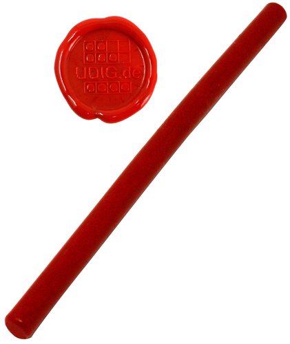 Siegelwachs 11 mm Feuerrot, 1 Stange