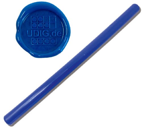 Siegelwachs 11 mm Mittelblau, 1 Stange