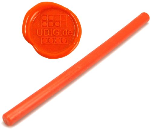 Siegelwachs 11 mm Orange, 1 Stange