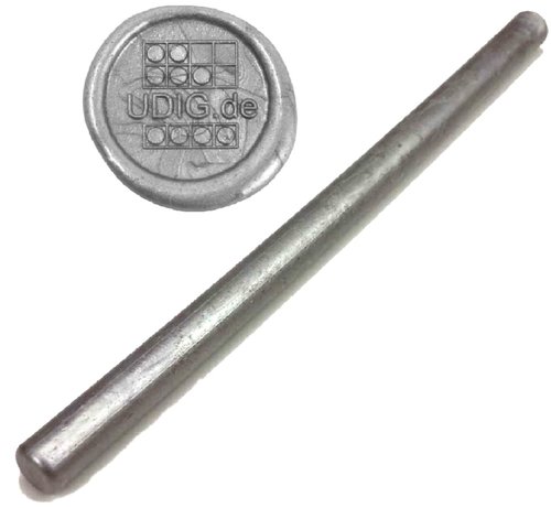 Siegelwachs 11 mm Perlsilber, 1 Stange