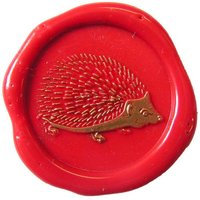 Siegelstempel Petschaft Igel 24 mm