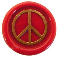 Siegelstempel Petschaft Peace 24 mm