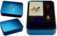 Geschenkdose blau 14 cm ohne Siegel für 8,2 cm UDIG Siegel