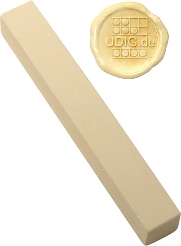 Siegellack Cremeweiß - Unser Feinster - 1 Stange, 7,5 cm