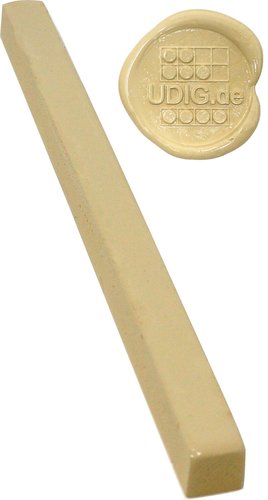 Siegellack Cremeweiß, 1 Stange, 20 cm - Bank -