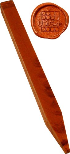 Siegellack Maxi Kupfer, 1 Stange, 21 cm