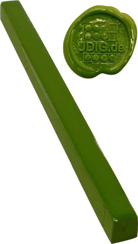Siegellack Maigrün, 1 Stange, 20 cm - Bank -