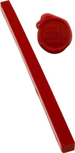 J. Herbin Siegellack Rot, 1 Stange, 22 cm - Bank -