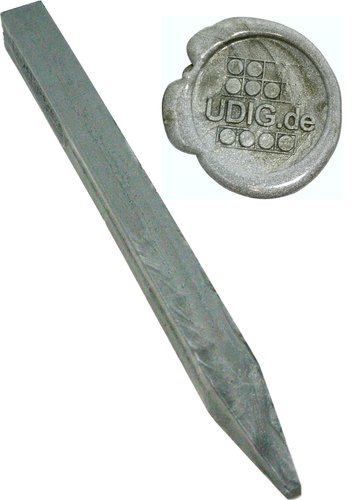 Siegellack Maxi Silber, 1 Stange, 21 cm