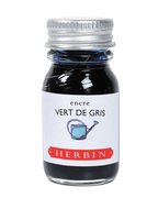 J. Herbin Tinte für Füller Flakon 10 ml grüngrau