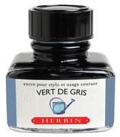 J. Herbin Tinte für Füller Flakon 30 ml Grüngrau