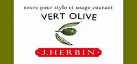 J. Herbin Tinte für Füller Flakon 30 ml olivgrün
