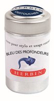 J. Herbin 6 Tintenpatronen in der Dose Tiefblau