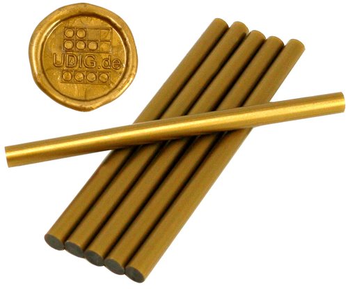 J. Herbin 7 mm Siegelwachs Sticks Gold, 6er Pack