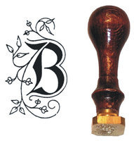 Siegel Petschaft J. Herbin verziert -B- quadratisch