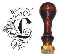 Siegel Petschaft J. Herbin verziert -L- quadratisch