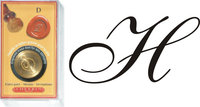 J. Herbin Siegelplatte Italic -H- rund