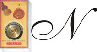 J. Herbin Siegelplatte Italic -N- rund