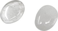 2 Stück Bergkristall Taschenstein, 3 bis 4 cm