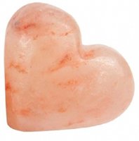 Kristall-Salz Herz, 7 cm, 1 Stück