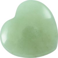 Edelstein China Jade Herz, 4 cm, 1 Stück