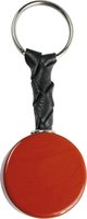 Schlüsselanhänger roter Jaspis Diskus, 3,2 cm