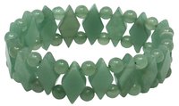 Aventurin grün Armband, 2 cm breit im Samtbeutelchen