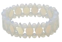 Opal Armband, 2 cm breit im Samtbeutelchen
