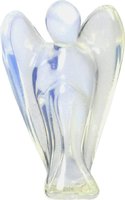 Mini Skulptur Engel aus Opalglas, 3,5 cm