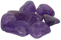 100 g Amethyst Trommelsteine im Samtbeutelchen