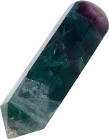 Massagekristall Fluorit, 1 Stück, 7 cm, Regenbogenfluorit