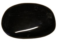 Turmalin Schörl Taschenstein schwarz, 3,5 cm