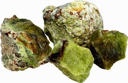 1 kg grüner Opal, Kiwi-Opal, 3 bis 6 Steine