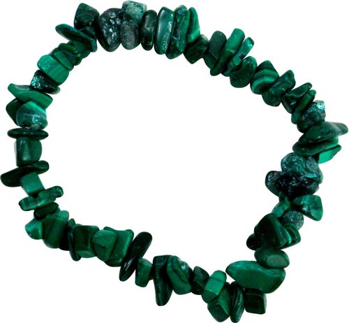 Malachit Splitter-Armband, grün