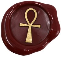 Siegelstempel Petschaft Symbol Ankh 24 mm