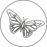 Siegelstempel Petschaft Schmetterling 24 mm