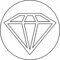 Siegelstempel Petschaft Diamant 24 mm