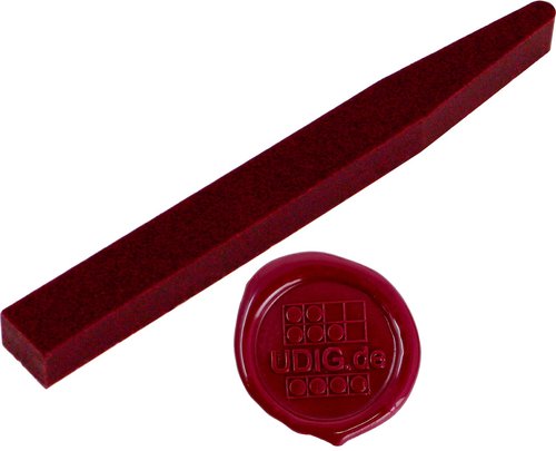 Siegelwachs Stange flexibel Bordeauxviolett, 12,8 cm