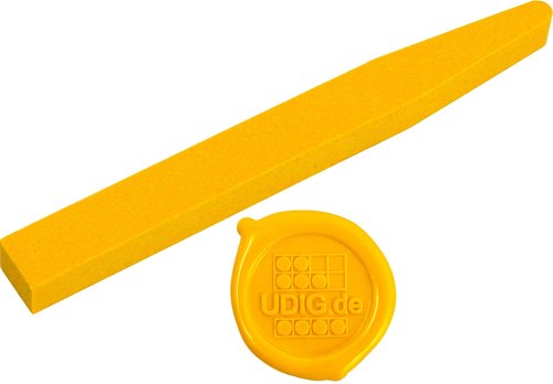 Siegelwachs Stange flexibel Gelb, 12,8 cm