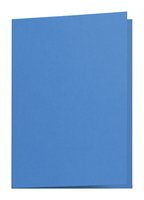 5 Blatt 210g Klappkarte Azur Blau A5