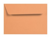 5 Umschläge 120g Kurkuma Orange C6 Briefumschlag