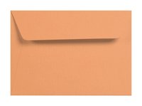5 Umschläge 120g Kurkuma Orange C6 Briefumschlag