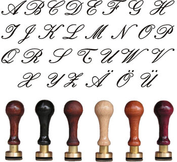 Siegel Gummistempel Italic 24 mm
