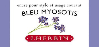 J. Herbin Tinte für Füller Flakon 10 ml blau vergissmeinicht