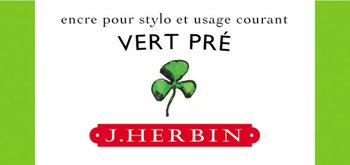 J. Herbin Tinte für Füller Flakon 10 ml kleegrün