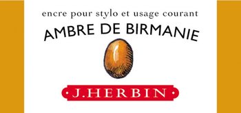 J. Herbin Tinte für Füller Flakon 10 ml bernsteinfarben